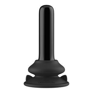 Chrystalino Glas Vibrator, Sugpropp, 10 Hastigheter, Fjärrkontroll