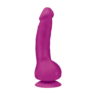 Mini Strap-On Dildo, Vibrerande & Fjärrstyrd, Fuchsia