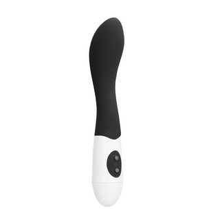 Böjd G-punktsvibrator, 10 Hastigheter, Svart/Rosa/Lila