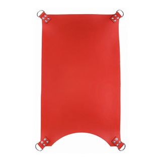 Röd Läderslinga, 4 Fästpunkter, 100cm