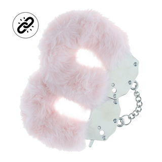 Fluffiga Handbojor Puderrosa - Snabbkoppling, Lekfulla
Fluffiga Handbojor Puderrosa med Snabbkoppling
