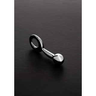 Prostataplugg Stål P-punktsmassage med Handtag 24mm