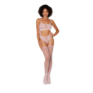 Rosa Nät & Spets Bralette Set med Höfthållare, Rosa = Rosa nät och spets bralette set med strumpebandshållare, rosa

Rosa Nät & Spets Bralette Set Höfthållare - Rosa
