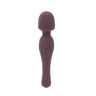 Lila Stavvibrator - Silikon, Lila
