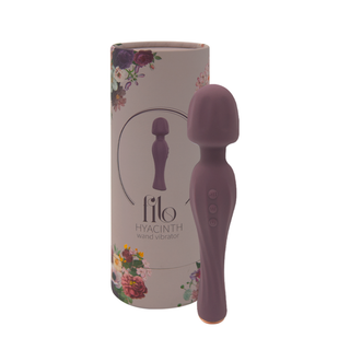 Lila Stavvibrator - Silikon, Lila