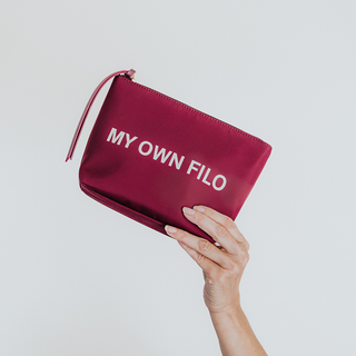 Necessär "My Own Filo" Burgundy Sminkväska Nylon