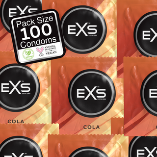 Kondomer Colasmak, 100-pack, Smaksatta Latexkondomer