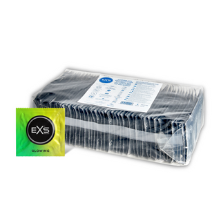 EXS Självlysande Kondomer Latex - 100 st