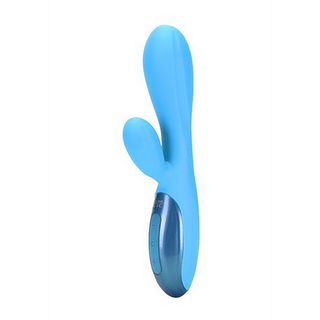 Uppladdningsbar Kaninvibrator, Silikon, Vattentät, 6 Funktioner
