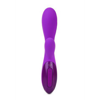 Uppladdningsbar Kaninvibrator, Silikon, 6 Lägen, Multipla Hastigheter