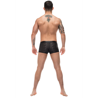 Korta Tights Konturformad Pouch Dragkedja - Svart