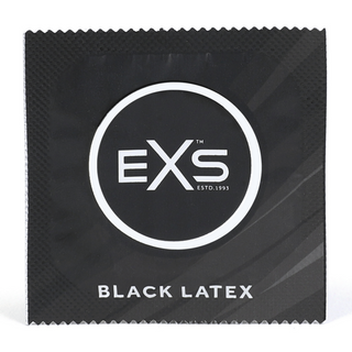 Svarta Latexkondomer 54mm, 12-pack