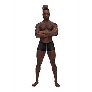 Mini Short Trosor - Elastisk, Onyxdetalj