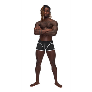 Mini Shorts Svart Sport Mesh Tights - L