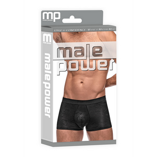 Svart Mini Short Hög Skärning - XL, Elastisk Benöppning