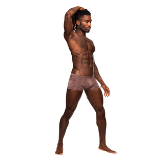 Mini Shorts Mauve - Låg Midja, Hög Ben