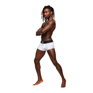 Boxershorts Vit XL, Modal Rib med Kontur Pouch