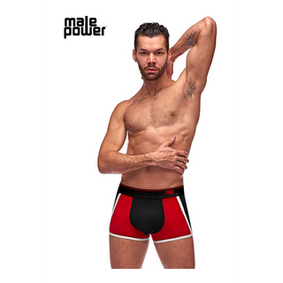 Bekväma Shorts Bomullsblandning - Retro Sport Panel, Stor L