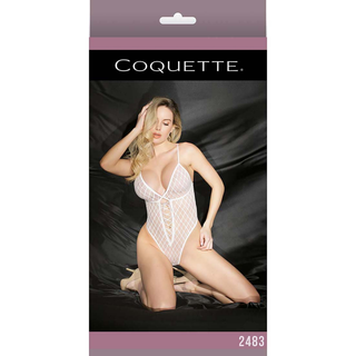 Högskuren Mesh Teddy med Öppen Gren, One Size