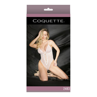 Högskuren Mesh Teddy med Öppen Gren, One Size