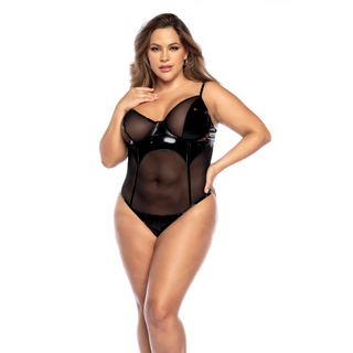 Svart Body med Bygel, Justerbar Gren, Medium Täckning