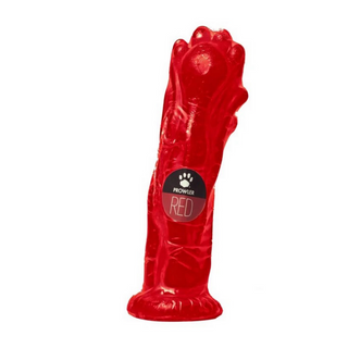Röd Dildo – Formad Som Tass