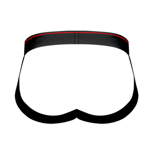 Panel Jock Trosa Svart/Röd - Sportig med Stöd L/XL