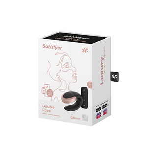 Svart Parvibrator Appstyrd Fjärrkontroll 2 Motorer
