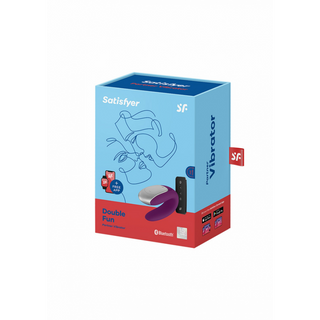 U-formad Parvibrator Appstyrd Fjärrstyrd Lila
