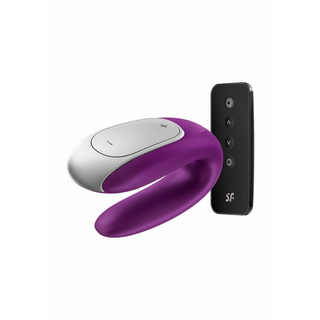 U-formad Parvibrator Appstyrd Fjärrstyrd Lila