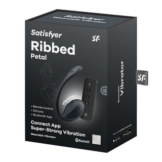 Vibrerande Parvibrator, Appstyrd & Fjärrkontroll, Svart