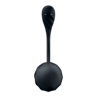 Vibrerande Parvibrator, Appstyrd & Fjärrkontroll, Svart