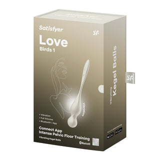 Vit Vibrerande Kegelstimulator Appstyrd G-punktsstimulering