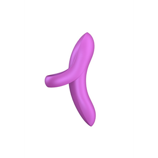 Finger Vibrator Uppladdningsbar Vattentät Violett