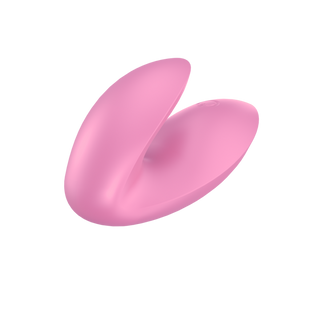 Rosa Fingervibrator, Uppladdningsbar, Vattentät, 12 Program