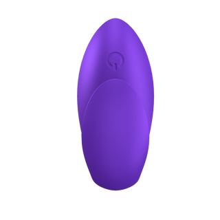 Lila Fingervibrator, 12 Program, Uppladdningsbar, Vattentät
