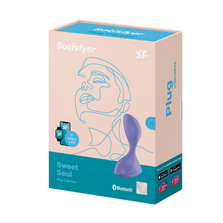 Lila Vibrerande Buttplugg, Appstyrd & 12 Program
