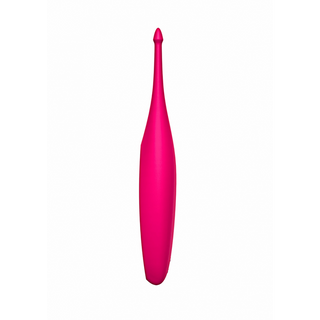 Vibrerande Toppvibrator - Roterande, 12 Lägen, Magenta