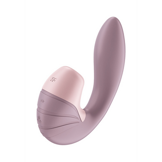 Dubbel Air-Pulse Vibrator - Insättbar, Rosa - 10 Vibrationer