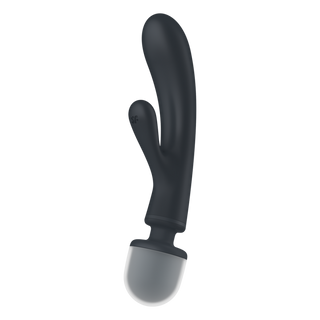 Hybrid Stavvibrator Kanin 3 Motorer 12 Program Grå