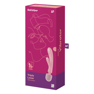 Hybrid Vibratorstav - 3 Motorer, 24 Program - Rosa