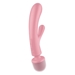 Hybrid Vibratorstav - 3 Motorer, 24 Program - Rosa