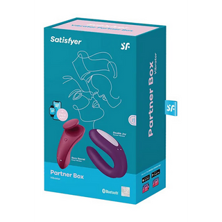 Appstyrd Vibratorset: Bäddvibrator & U-vibrator, Bluetooth, Silikon