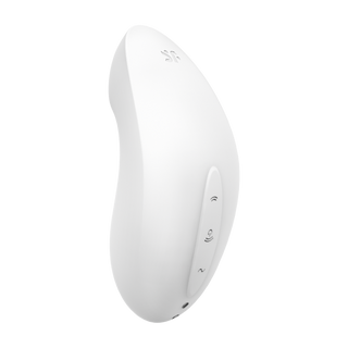 Dubbel Air Pulse Vibrator - 11 Lägen - Vit