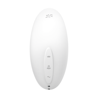 Dubbel Air Pulse Vibrator - 11 Lägen - Vit