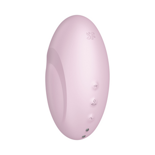 Dubbel Air Pulse Vibrator - 11 lägen, 10 vibrationer - Rosa