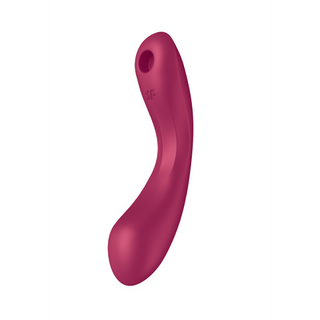 Införbar Dubbel Luftpulsvibrator - Röd