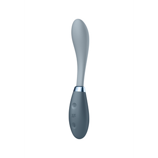 G-Punkt Vibrator Flexibel Grå, Uppladdningsbar & Vattentät