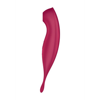 Röd Tippvibrator med Air-Pulse, App & Vibration