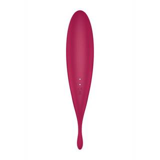 Röd Tippvibrator med Air-Pulse, App & Vibration
